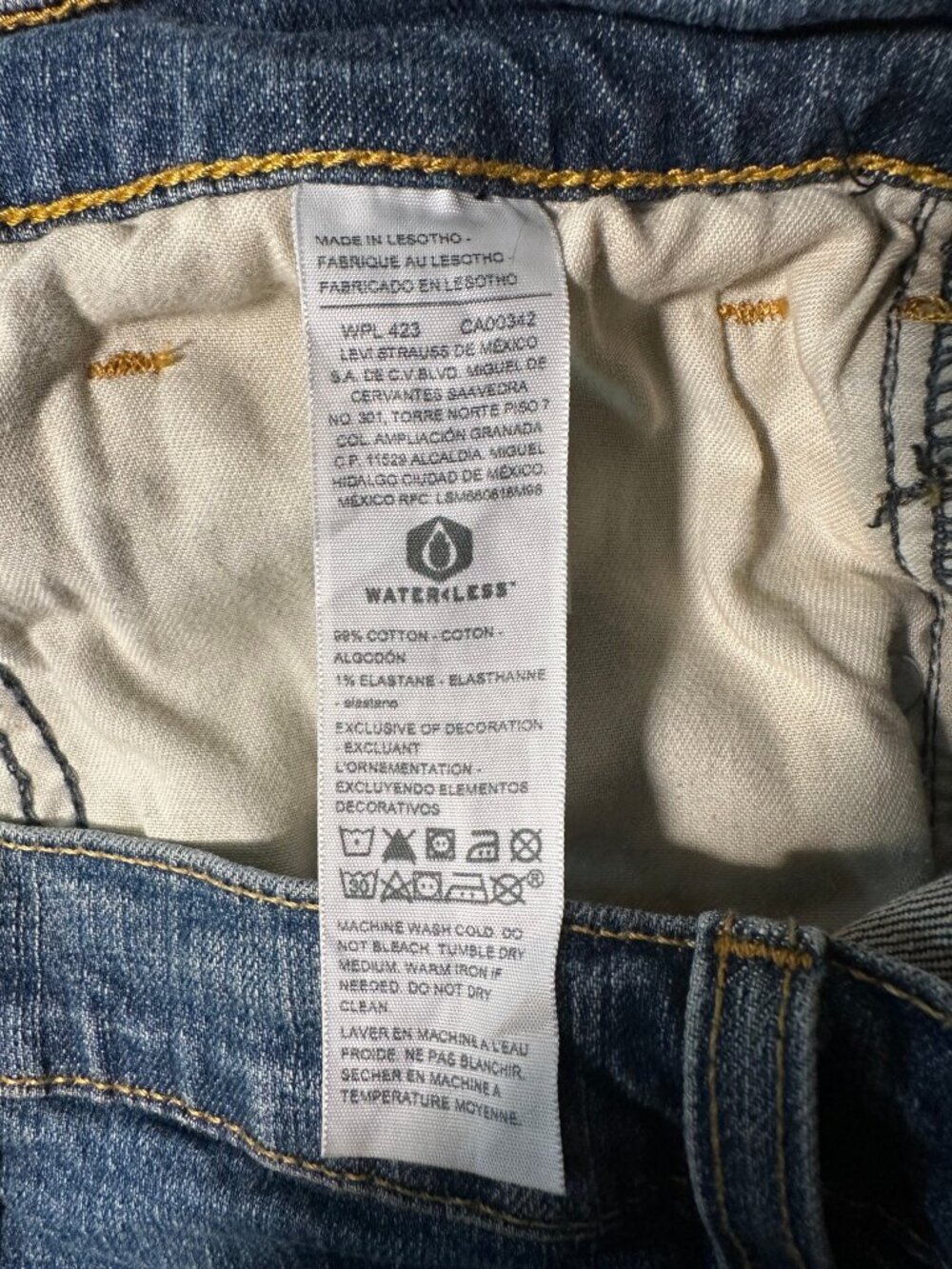 Levi Strauss Signature Men’s Bootcut Jeans 36x30 Medium Wash Casual Y2K - Picture 6 of 11
